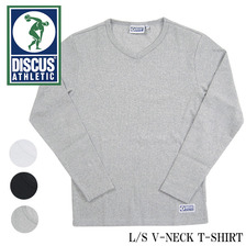 DISCUS ATHLETIC L/S V-NECK T-SHIRT R6152-526画像