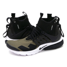 NIKE &times; ACRONYM AIR PRESTO MID/ACRONYM  MED OLIVE/BLACK-DUST 844672-200画像