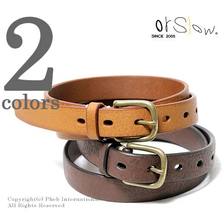 orslow 栃木レザー ベジタブルダイド レザーベルト 13-1000画像