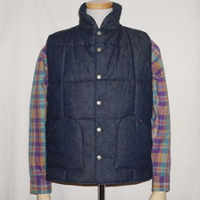 SAMURAI JEANS SJDV16-D デニム中綿ベスト画像