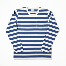 BURGUS PLUS L/S Pocket Border Tee HBP-021BD画像