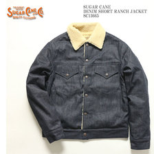 SUGAR CANE DENIM SHORT RANCH JACKET SC13665画像
