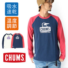 CHUMS L/S Baseball T-Shirt Trans Dry CH01-1174画像