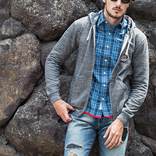PROJECT SR'ES Aloha Switch Zip Up Hoodie JKT00632画像