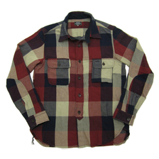 TOPAZ Indigo Block check Worker's Shirts 「JACKSON」 TS-2351画像