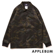 APPLEBUM Camo Nylon Coach Jacket Woodland Camo画像