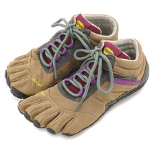 vibram FiveFingers WMN TREK ASCENT INSULATED Khaki/Grape 15W5304画像