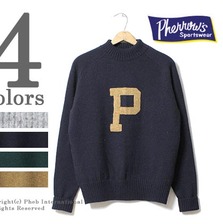 Pherrow's 16W-PJCS1 カレッジ モックネックセーター画像