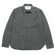 BURGUS PLUS Covert Chambray Work Shirt HBP-300CHM画像