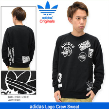adidas Originals Logo Crew Sweat AY8632画像