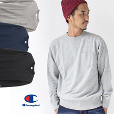 Champion ポケット付き クルーネック スウェット C3-J031画像