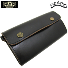 BLACK SIGN Cow Leather Black Eye Truckers Wallet BSFA-16616B画像