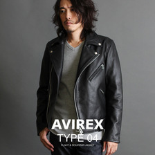 AVIREX COW DOUBLE RIDERS JACKET 6161080画像