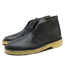 Clarks DESERT BOOT KHAKI LEATHER 26118568画像
