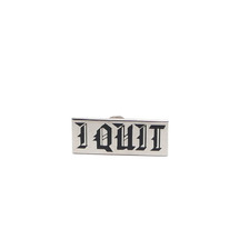 OFF WHITE &times; BABYLON LA "I QUIT" PIN画像