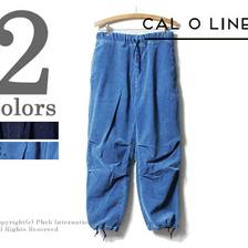 CAL O LINE インディゴコーデュロイ イージーパンツ CL162-036画像