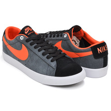 NIKE BLAZER LOW GT BLACK / TURF ORANGE - ANTHRACITE - WHT 704939-008画像