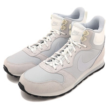 NIKE WMNS MD RUNNER 2 MID PREMIUM SUMMIT WHITE METALLIC PLATINUM 845059-100画像