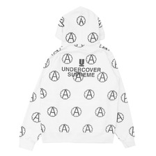 Supreme &times; UNDERCOVER Anarchy Hooded Sweatshirt WHITE画像