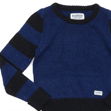 NEIGHBORHOOD BORDER/C-CREW.LS INDIGO画像