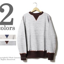 HELLER'S CAFE HC-M142-2 1930's 2tone Double V Sweatshirts画像