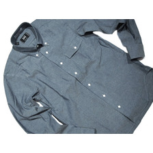 IKE BEHAR #MF1306LB FULL OPEN L/S B.D. CHAMBRAY SHIRTS/blue画像