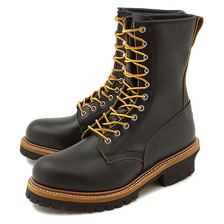 RED WING RW9210 9" Logger Steel-toe Black Klondike画像