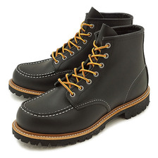 RED WING RW8176 6" Moc-toe Irish Setter Black Chrome画像