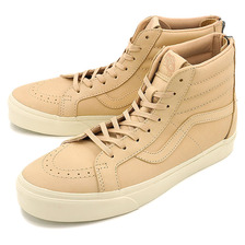 VANS SK8-HI REISSUE ZIP DX (VEGGIE TAN LEATHER) TAN VN0A349ALUI画像