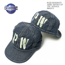 Buzz Rickson's ARMY DENIM CAP "PW" STENCIL BR02474画像