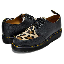 Dr.Martens &times; STUSSY BAILEY 3 TIE SHOE Black/Leopardo 22094001/338112画像