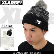 X-LARGE Spot Pom Beanie M16C9202画像