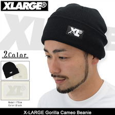 X-LARGE Gorilla Cameo Beanie M16C9204画像
