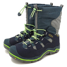 KEEN Winterport II WP Midnight Navy/Jasmine Green 1015249画像