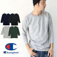 Champion ラグラン3/4スリーブ 7分袖 Tシャツ MADE IN USA C5-U401画像