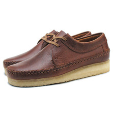 Clarks WEAVER TAN LEATHER 26121693画像
