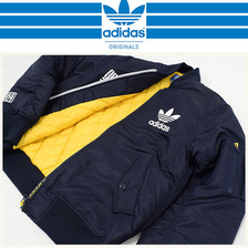 adidas Originals Logo Bomber JKT Navy AY8636画像
