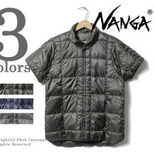 NANGA DOWN T-SHIRTS FRONT OPEN画像
