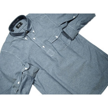 IKE BEHAR #MF1304LB PULLOVER L/S B.D. CHAMBRAY SHIRTS/blue画像