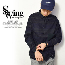 SWING NATIVE JAQUARD SHIRT画像