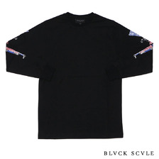 BLACK SCALE ABTOMAT PAISLEY L/S TEE WI16-LK086画像