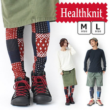 Healthknit クレイジー パッチワーク レギンス HK4638画像