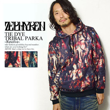 Zephyren TIE DYE TRIBAL PARKA -Resolve-画像