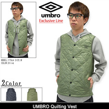 UMBRO Quilting Vest UCA4690AYV画像