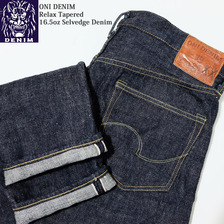 鬼デニム Relax Fit Tapered 16.5oz Selvedged Denim ONI-612XX画像