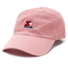 STARTER BLACK LABEL STACKED TWILL 6-PANEL CAP PINK画像