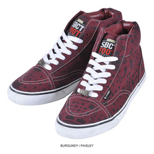 Subciety FOOT WEAR-CORE I- BURGUNDY-PAISLEY 10394画像