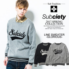 Subciety LINE SWEATER-GLORIOUS- 10535画像