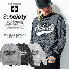 Subciety PAISLEY SWEAT -GLORIOUS- 10652画像