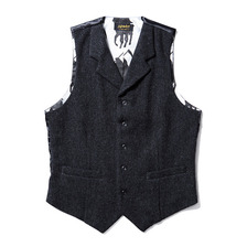 SOFTMACHINE ANDREW VEST (BLACK)画像